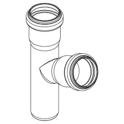 REHAU RAUPIANO PLUS Einfachabzweig DN 32/32, 87 Grad – 11326231001