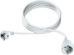 BACHMANN Verlängerung H05VV-F3G1,50mm² weiß 3,0m 3-polig – 341.201S