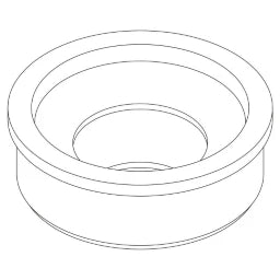 REHAU REHAU Gumminippel DN 50/40-30, f. Anschlussst/Siph.winkel – 11262531002
