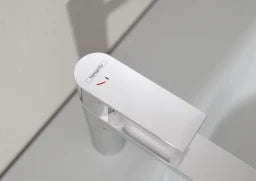 HANSGROHE HG Einhebel-Waschtischmischer Rebris S 110 CoolStart m.Metall Zugstange chrom – 72527000