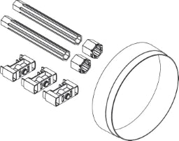 HANSGROHE HG Verlängerung Fertigsets 25 mm – 13638000
