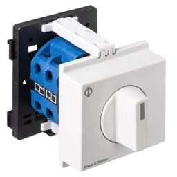 KRAUS&NAIMER Umschalt.m.0,2polig,60°,45mm-Schnappbef. Ith=25A, P=7,5 kW(AC3,400V AC),2 x 4 mm² – 70005224