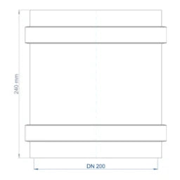 POLOPLAST PO Überschiebmuffe POLO-KAL NG DN 200 – 02984