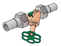 KE KELIT KE52 Schräg.AV inkl. Aschl.KE57 32-DN25 – 2670321