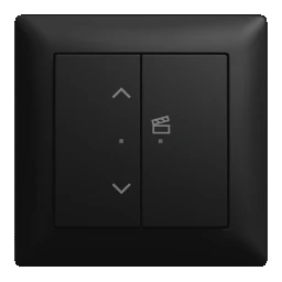 BUSCH-JAEGER Jalousie-Einsatz flex, 1-fach, Kompletts et mit 2-fach Bedienelement, Wireless – 2CKA006200A0946