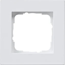 GIRA Abdeckrahmen 1f flach E2 Reinweiß m – 0211225