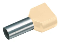 CIMCO Zwillingsaderendhülse 2 x 16 mm² x 14 mm , elfenbein – 187729