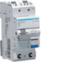 HAGER FI-LS 1P+N 6kA C-13A 30mA A-G QC-QB – ADS963G