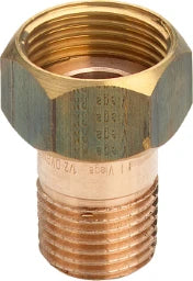 VIEGA Viega Verschraubung 3335 flachdichtend in R3/4 x G1 Rotguss – 320 249