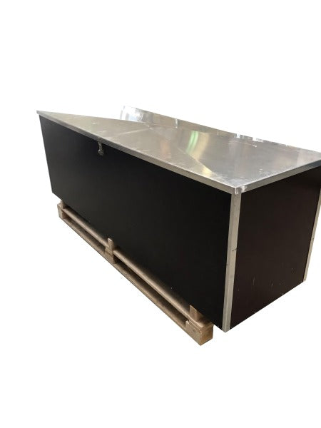 Baustellenkiste 220x75x80 80kg, allerseits unterfahrbar – Baustellenkiste