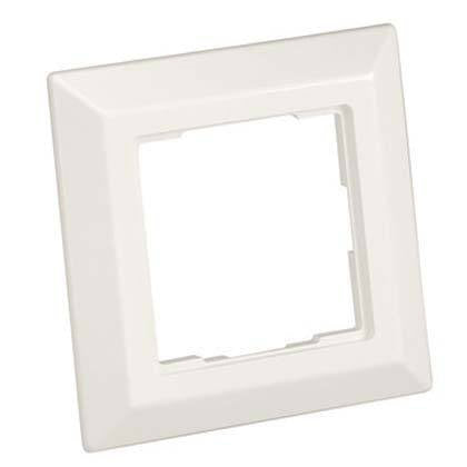 Abdeckrahmen 1-fach 80x80mm, RAL9010 – FCFPAW