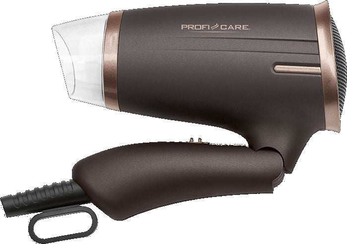 Haarfön 1400W 2Temp/2Gebl. Cool Klappgriff braun-gold – 700025