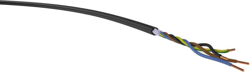 PVC-Schlauchleitung für mittlere mechanische Beanspruchungen YMS 5X6 SW Eca Schnittlänge