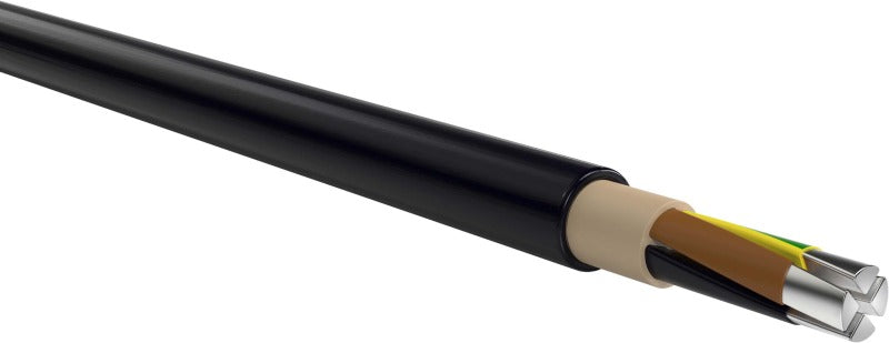 PVC-isolierte Kabel mit Aluminiumleiter E-AYY 4X150 SE SW Eca Schnittlänge