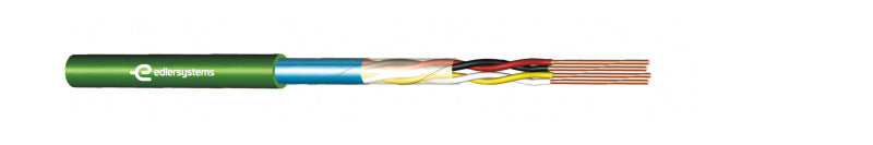 MSR-Installationskabel mit statischem Schirm Europäischer Installations Bus J-Y(ST)Y EIB 2X2X0,8 GN Eca Ring 50 m