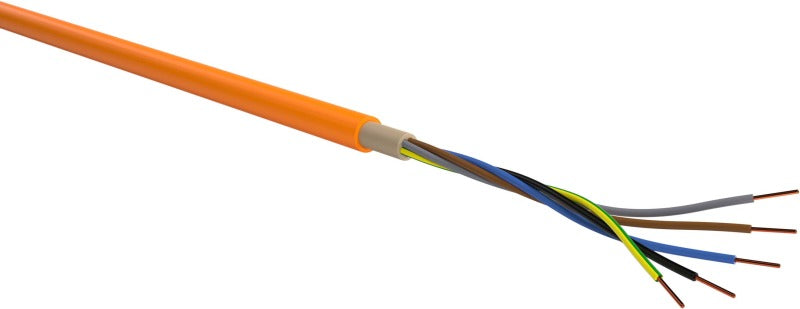 Halogenfreie Kab. u. Leit. E30 (N)HXH-J FE180/E30 5X2,5 RE OR Schnittlänge