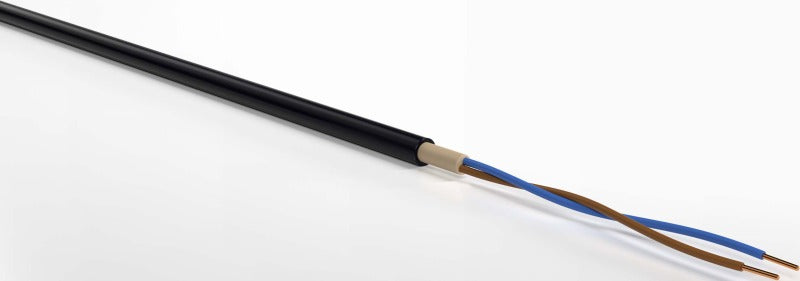 PVC-isolierte Starkstromkabel 0,6/1kV ein- und mehradrig E-YY 2X4 RE SW Eca Schnittlänge