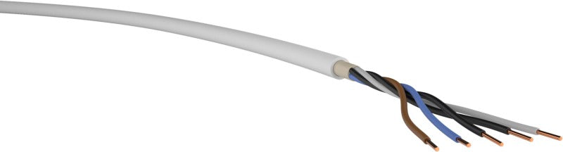 PVC-Mantelleitung mit Trageorgan YMT 5X4 RE SW Schnittlänge