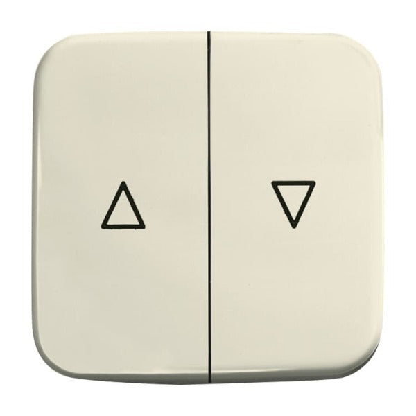 Wippe mit Aufdruck Pfeile für Jalousie 2-fach weiß - Busch-Duro 2000SI – 2CKA001713A0155
