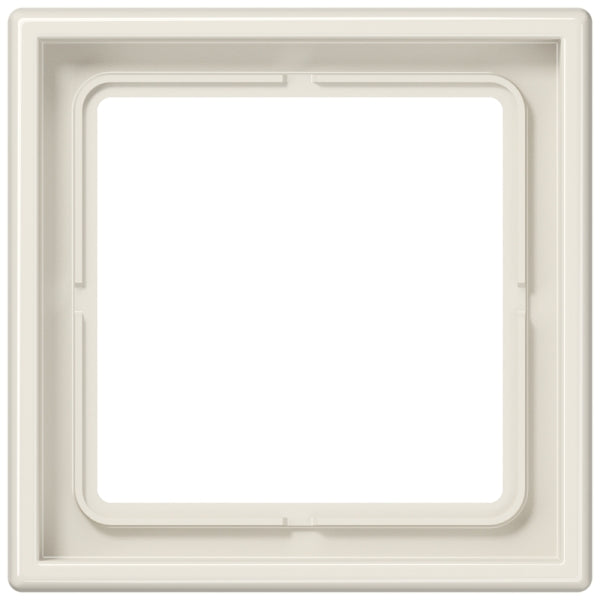 Rahmen 1fach, senkrechte und waagerechte Montage, Duroplast, LS990, weiss – LS981W