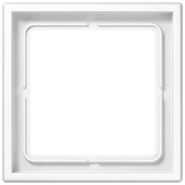 Rahmen 1fach, senkrechte und waagerechte Montage, Duroplast, LS990, alpinweiss – LS981WW