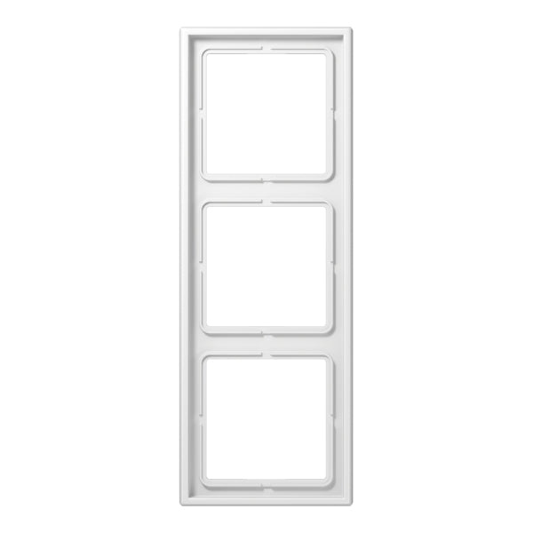 Rahmen 3fach, senkrechte und waagerechte Montage, Duroplast, LS990, alpinweiss – LS983WW