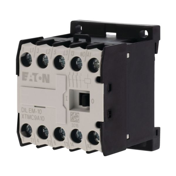 Leistungsschütz, 230 V 50 Hz, 240 V 60 Hz, 3-polig, 380 V 400 V, 4 kW, Kontakt S = Normal offen = 1 S, Schraubklemmen, Wechselstrombetätigun – 051786