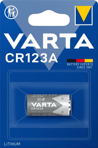 Photobatterie Lithium CR123A 3V 1600mAh 1Bli=1Stk – 6205301401