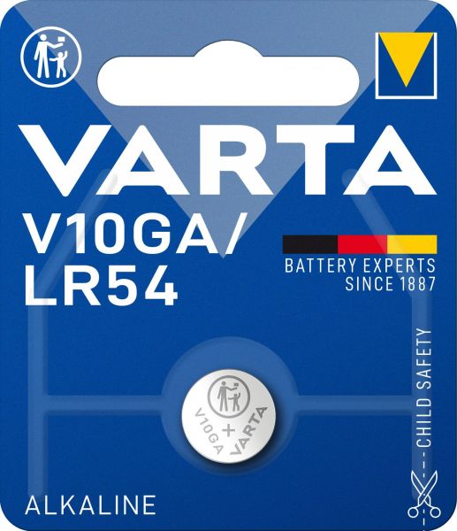 Knopfzelle Electronics Alkaline V10GA/LR54 1.5V 1Bli=1Stk – 4274101401