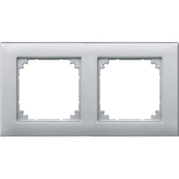 M-PLAN-Rahmen, 2fach, aluminium – 486260
