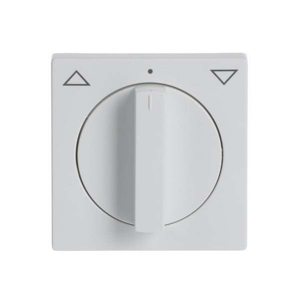 Zentralscheibe Drehknopf mit Aufdruck für Jalousie studioweiß - Plattform 63 – 2CKA001710A3172