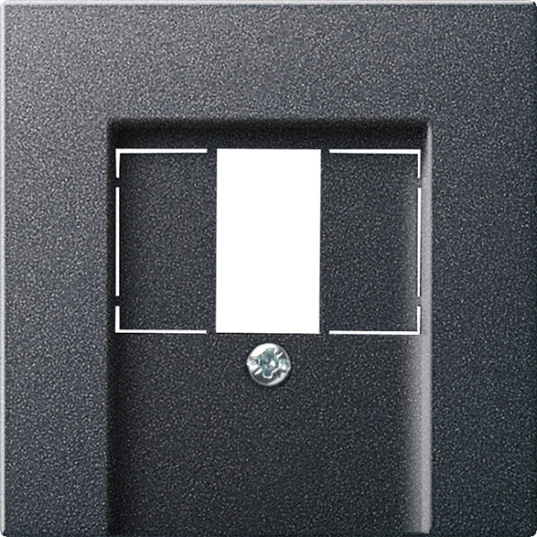 GIRA Abdeckung für TAE und USB Anschlussdose System 55 anthrazit – 027628