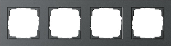 Abdeckrahmen 4f Gira E2 Anthrazit – 021423