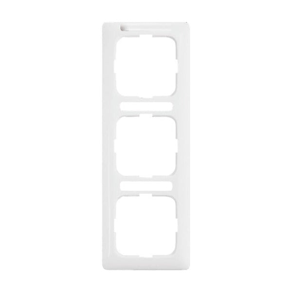 Abdeckrahmen mit Sichtfenster senkrecht 3-fach alpinweiß - Reflex SI Linear – 2CKA001754A4061