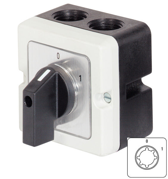 Ein-Aus-Schalter 2-polig 0-1 – M10 P A2+G2