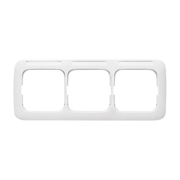 Abdeckrahmen mit Sichtfenster waagrecht 3-fach alpinweiß - Reflex SI – 2CKA001754A3732