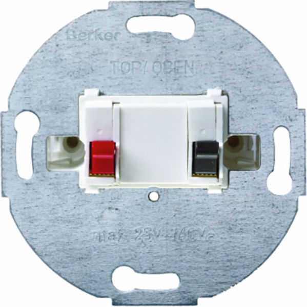 Lautsprecher-Anschlussdose polarweiß matt – 457209