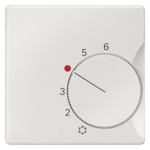 DELTA i-system, titanweiß Abdeckung Raumtemperaturregler Öffner/Wechsler – 5TC9221
