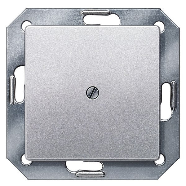 DELTA i-system, aluminiummetallic Blindplatte, 55x 55mm – 5TG1250