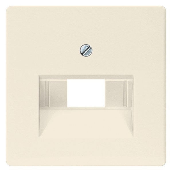 DELTA i-system Abdeckplatte UAE-Anschlussdose, für 1 u. 2-fach, elektroweiß – 5TG2543