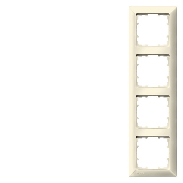 DELTA line, elektroweiß Rahmen, 4-Fach, 293x 80mm – 5TG25840