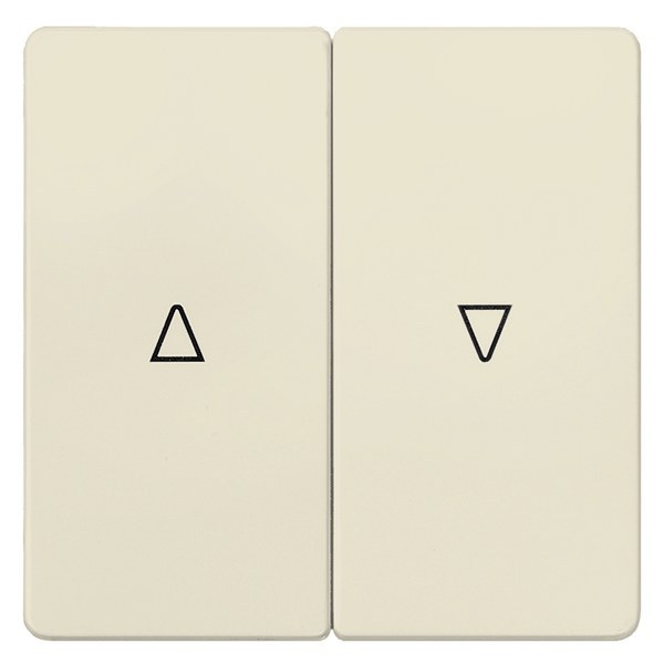 DELTA i-system Wippe 2-fach mit Jalousiesymbolen Auf/Ab, elektroweiß – 5TG6284