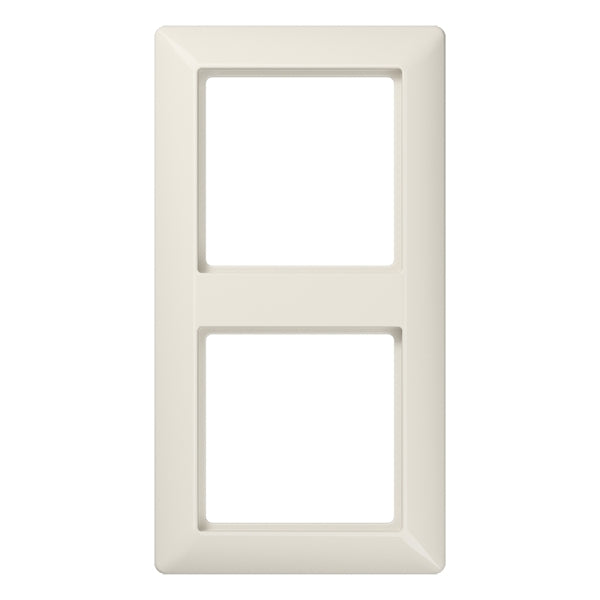 Rahmen 2fach, senkrechte und waagerechte Montage, Duroplast, AS500, weiss – AS582