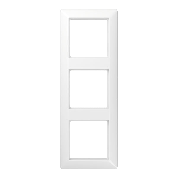 Rahmen 3fach, senkrechte und waagerechte Montage, Duroplast, AS500, alpinweiss – AS583WW