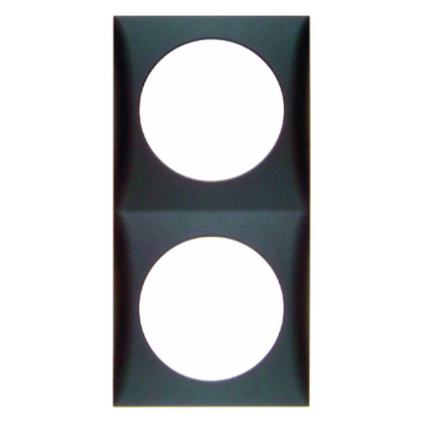 INTEGRO FLOW Rahmen 2fach anthrazit matt – 918262515