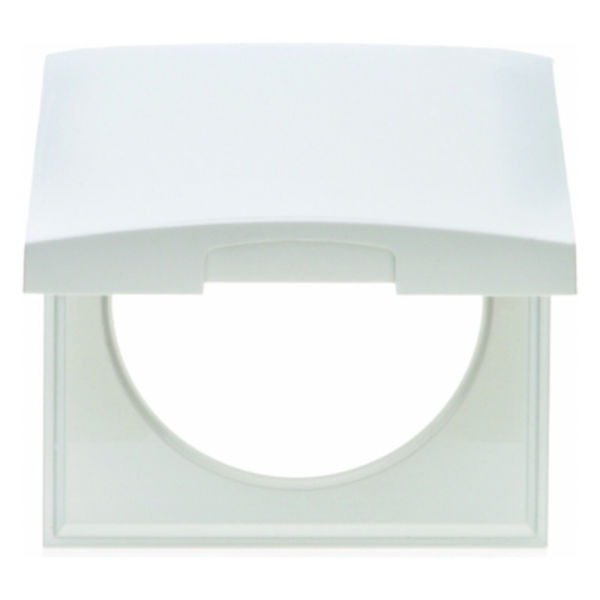 INTEGRO Flow/Pure Rahmen 1fach mit Klappdeckel polarweiß – 918282509