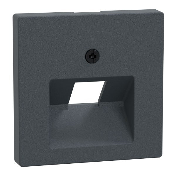 Zentralplatte für UAE-Einsatz, 1fach, anthrazit, System M – 298314