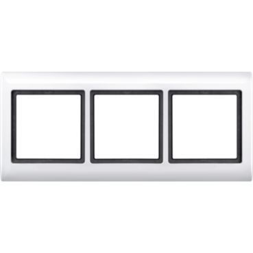 AQUADESIGN-Rahmen, 3fach, polarweiß – 400319