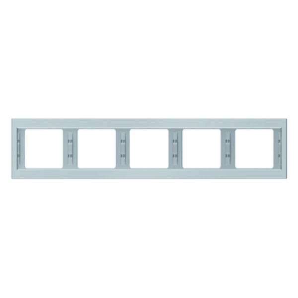 K.5 Rahmen 5fach waagrecht Edelstahl – 13937004