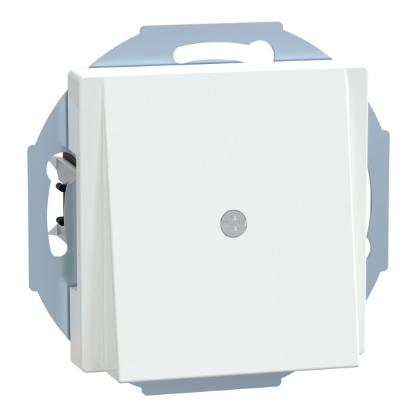 Zentralplatte Leitungsauslass, aktivweiß glänzend, System M – 296325